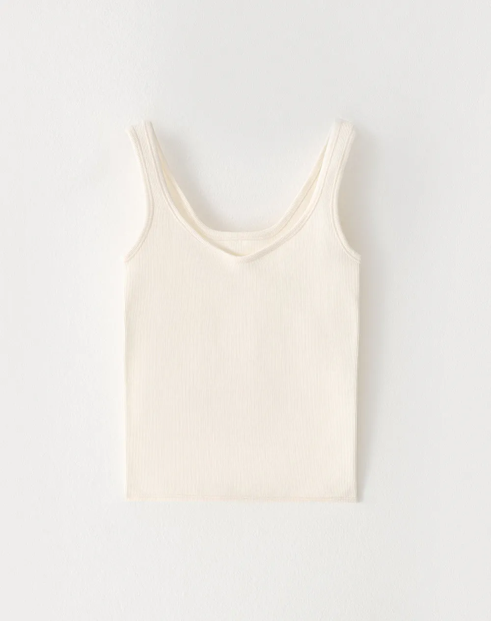 Camiseta manga sisa slim seamless blanca mujer sold by Gef product image thumbnail 5