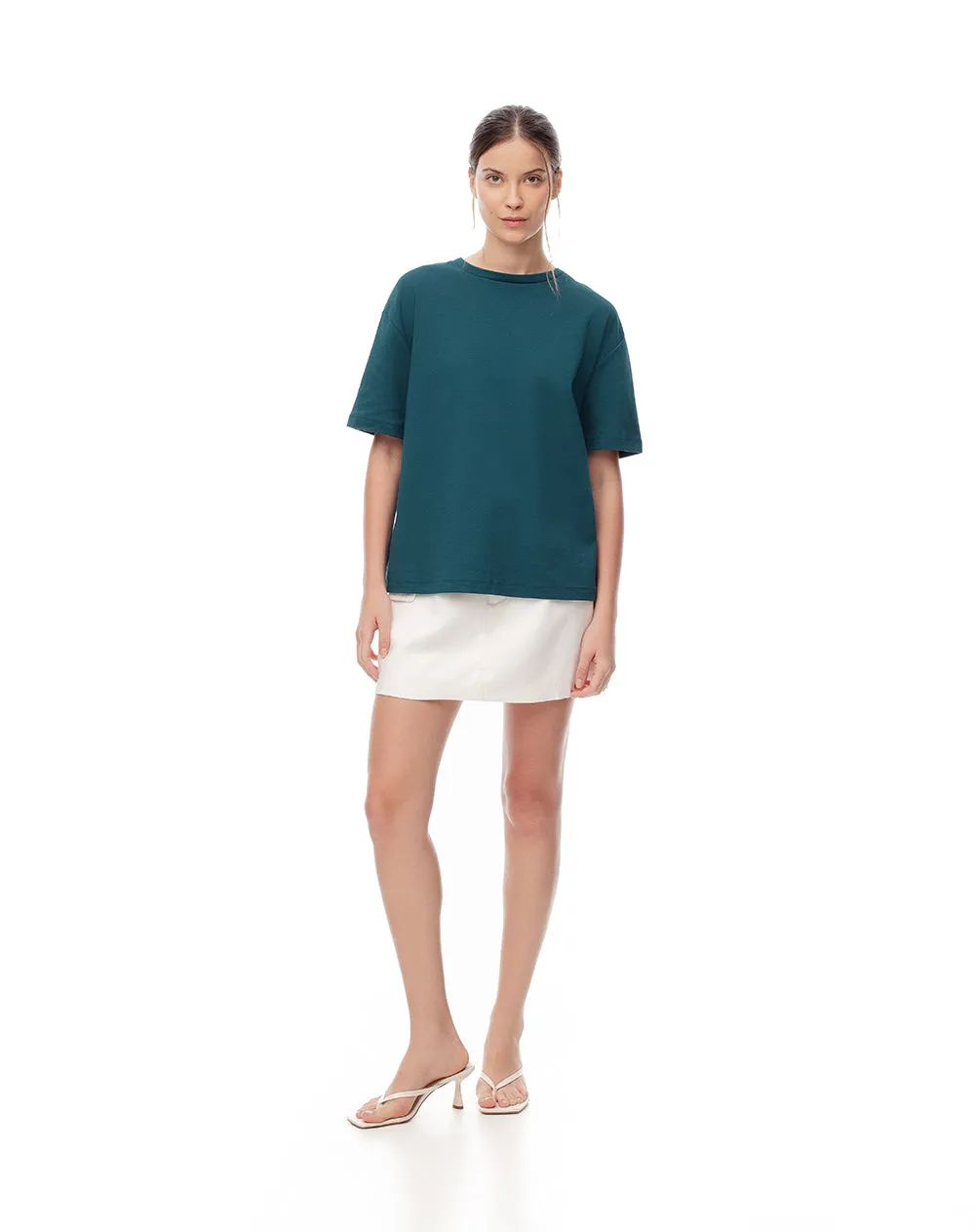 Camiseta oversize verde mujer sold by Gef product image thumbnail 3