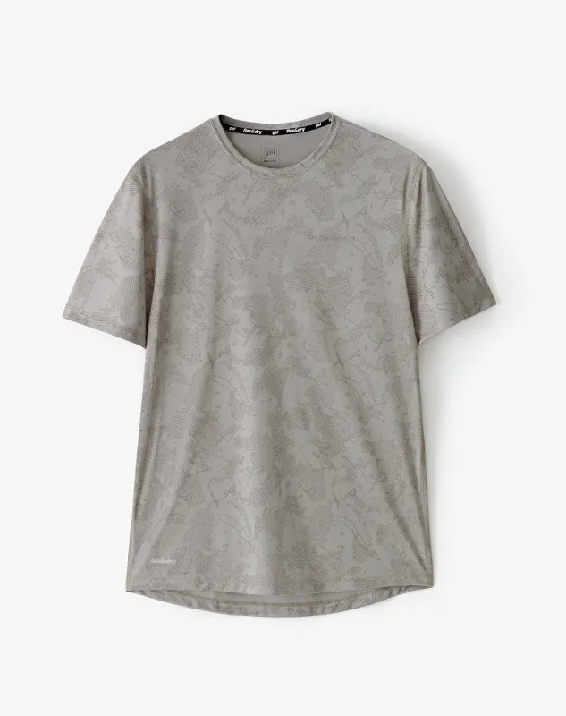 Camiseta deportiva control humedad gris hombre sold by Gef