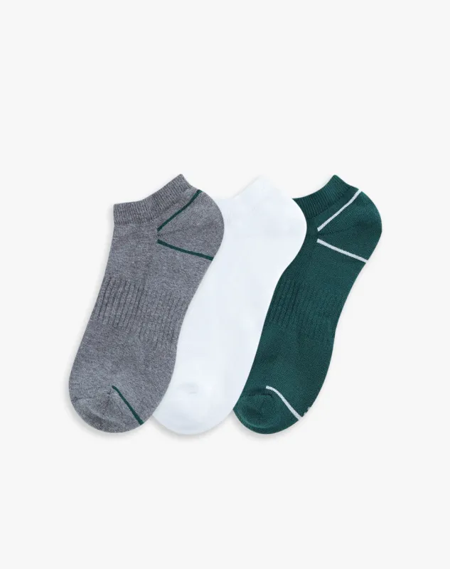 Medias hombre tobillera corta pack x3 surtido sold by Gef