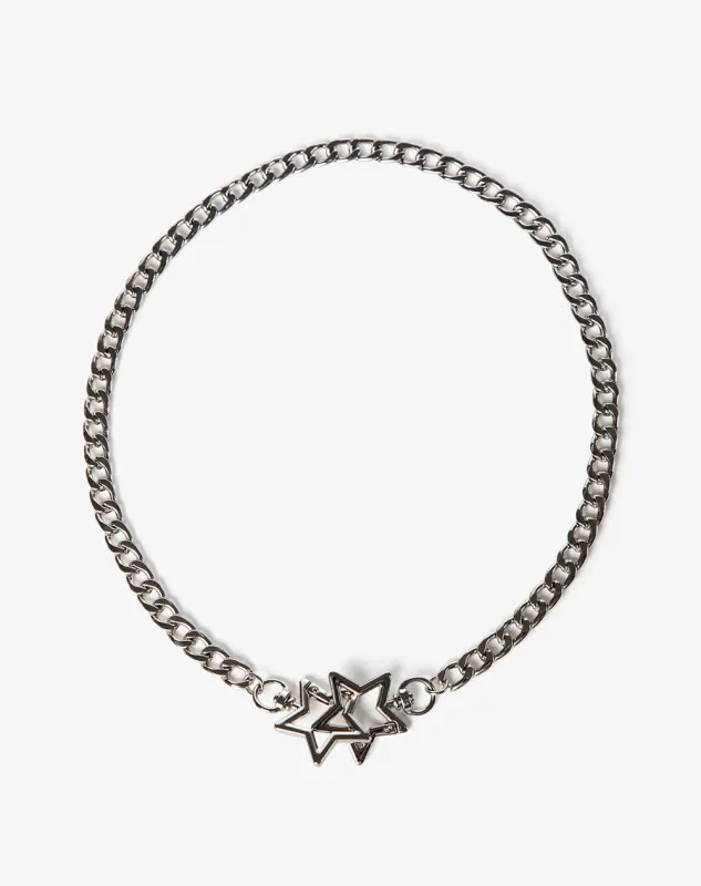 Collar plateado sold by Gef