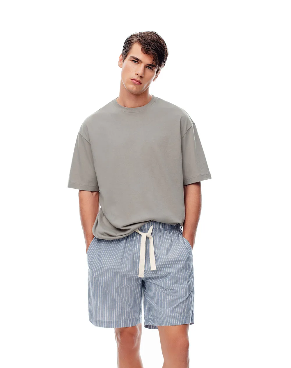 Bermuda de pijama hombre algodón rayas sold by Gef