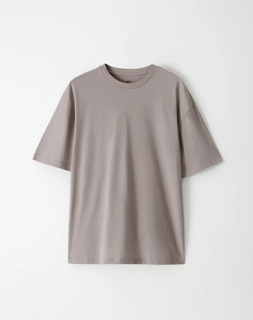 Camiseta relax algodón taupe hombre sold by Gef product image thumbnail 5