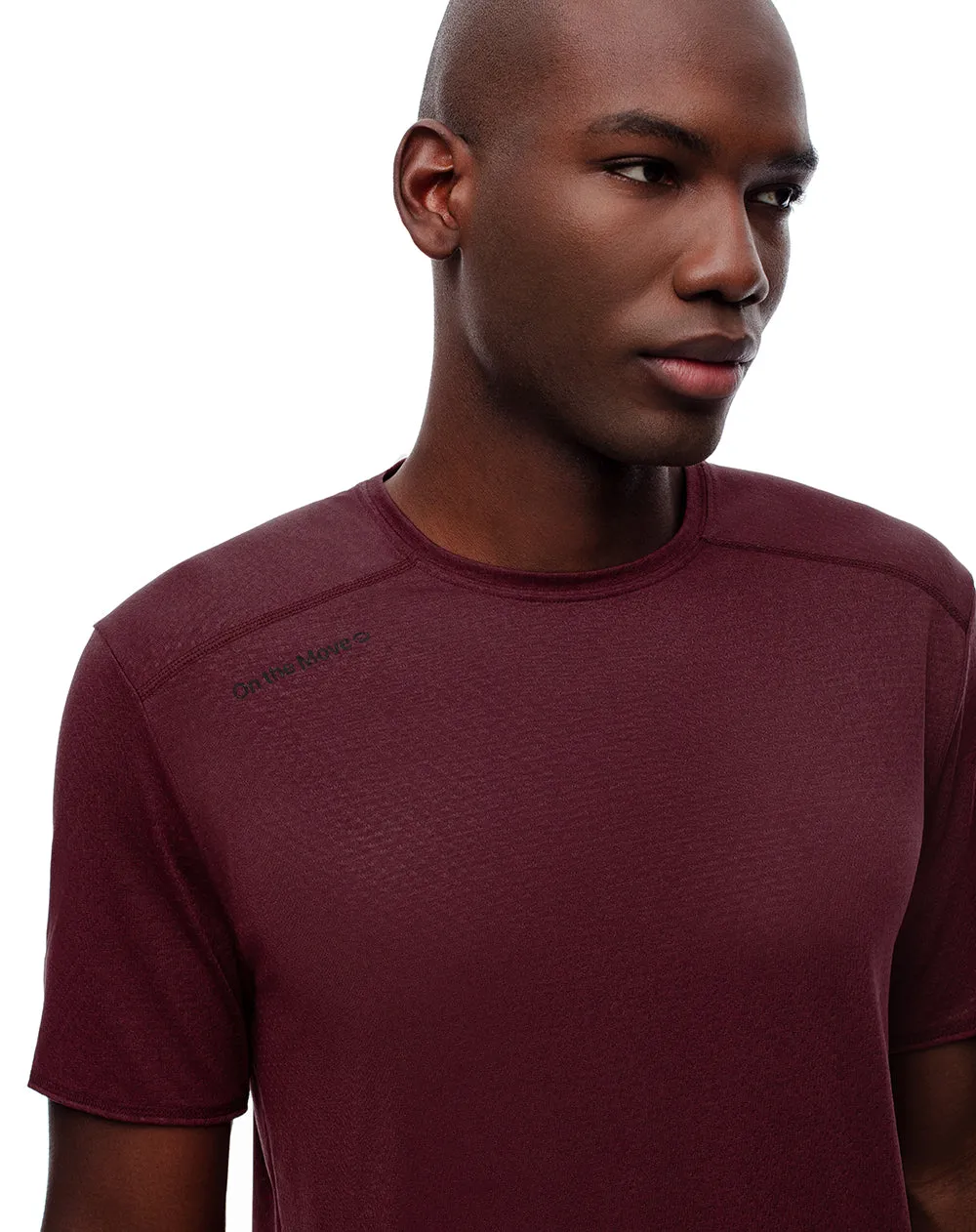 Camiseta deportiva control humedad vinotinto hombre sold by Gef product image thumbnail 4