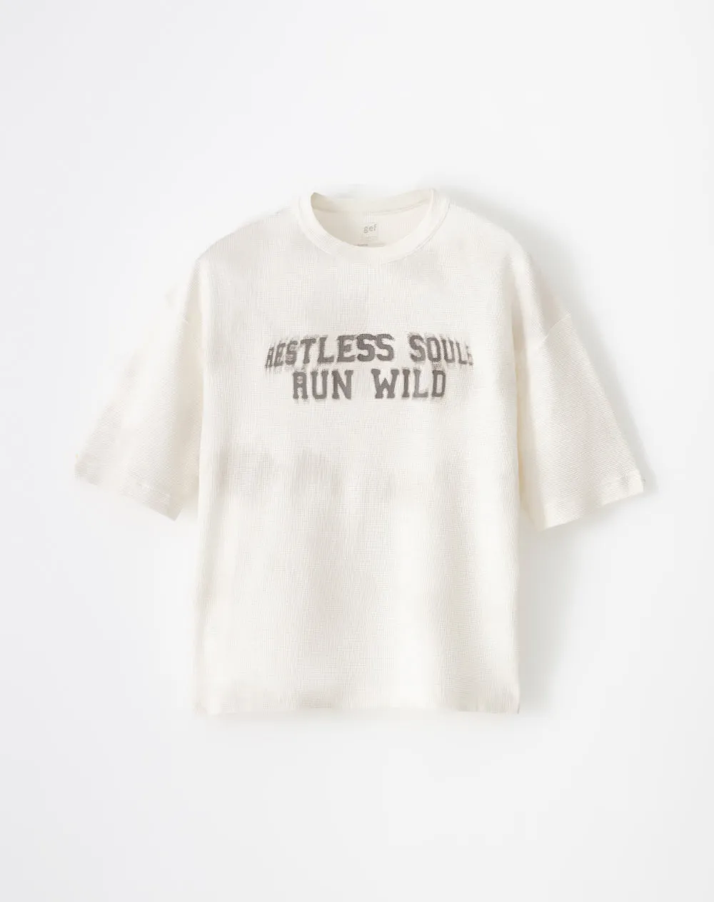 Camiseta regular algodón vainilla estampada hombre sold by Gef product image thumbnail 5