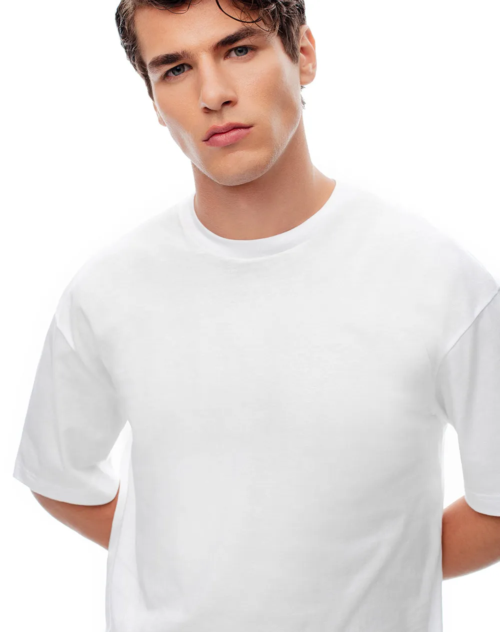 Camiseta relax algodón blanca hombre sold by Gef product image thumbnail 4