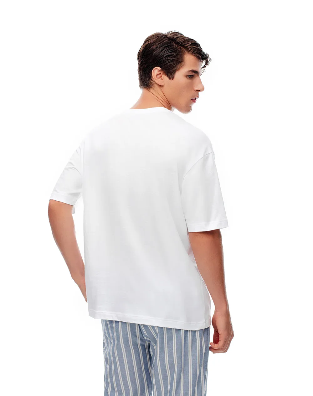 Camiseta relax algodón blanca hombre sold by Gef product image thumbnail 2