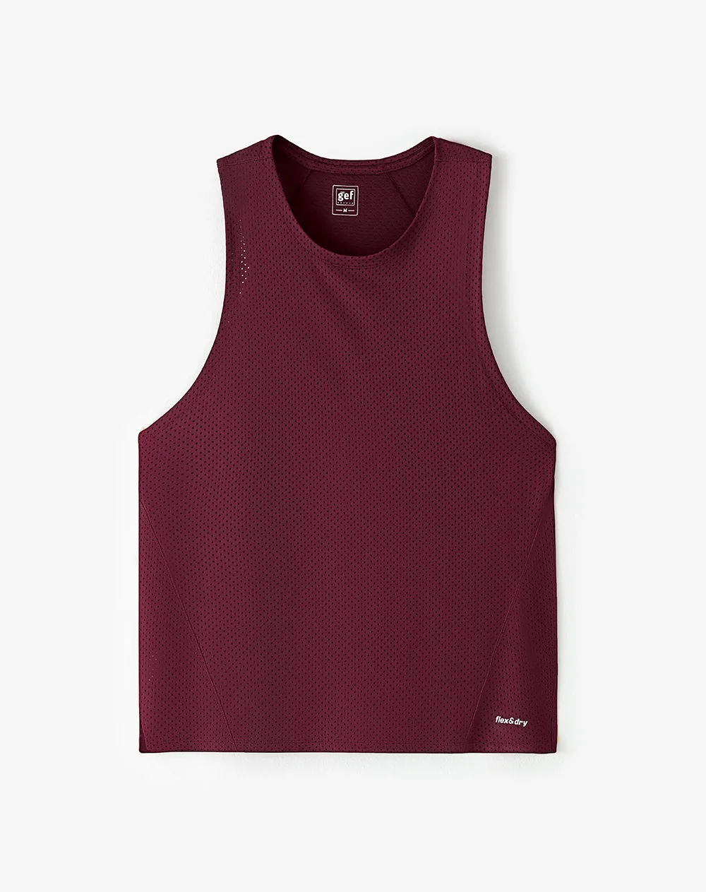 Camisilla deportiva antibacterial vinotinto hombre sold by Gef