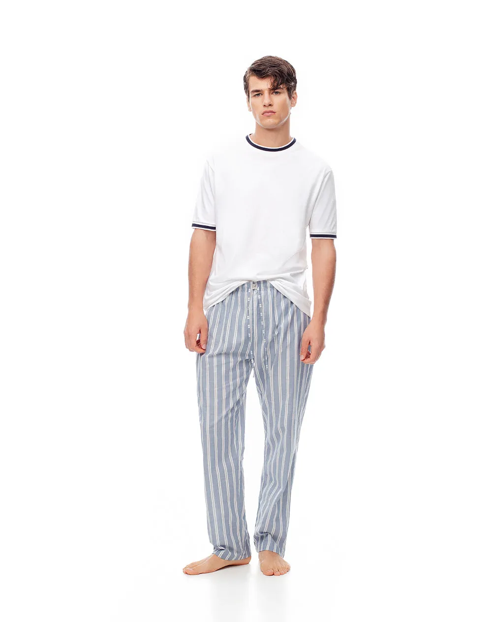 Pantalón de pijama hombre algodón rayas sold by Gef
