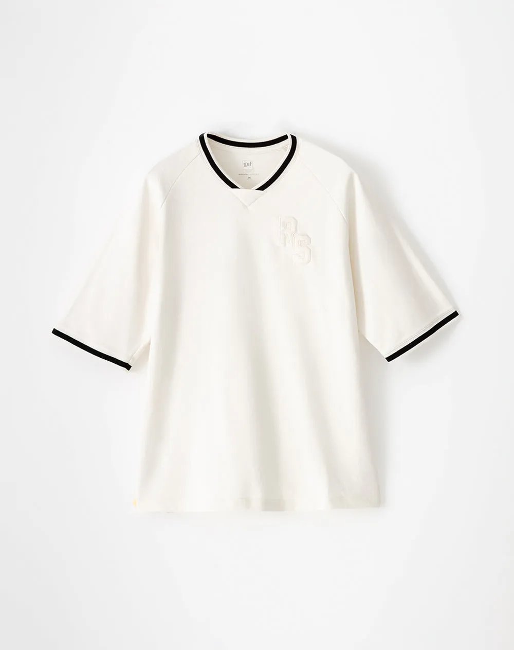 Camiseta regular algodón vainilla bordada hombre sold by Gef product image thumbnail 5