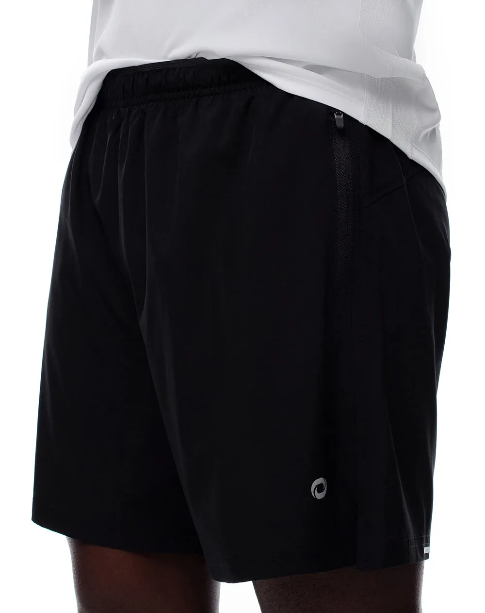 Pantaloneta deportiva malla interna negra hombre sold by Gef product image thumbnail 5