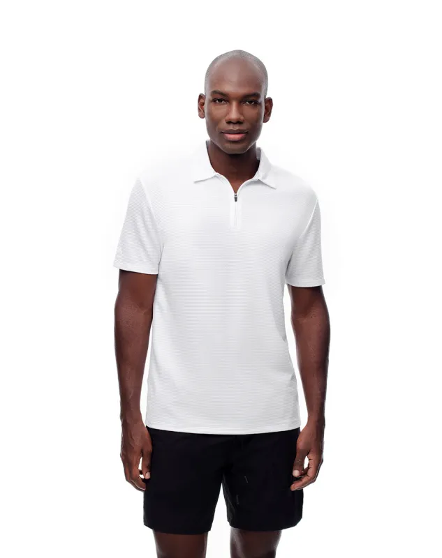 Polo regular fit blanca sold by Gef
