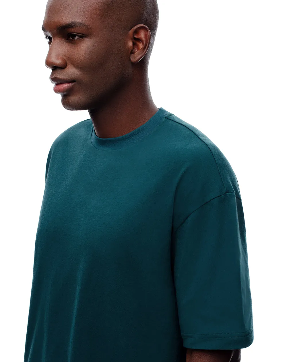 Camiseta regular algodón verde hombre sold by Gef product image thumbnail 4