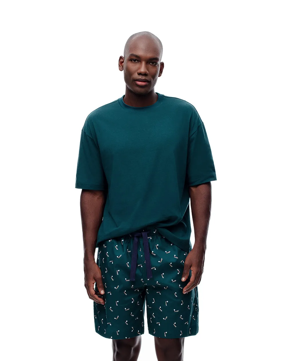 Bermuda de pijama hombre algodón estampada sold by Gef