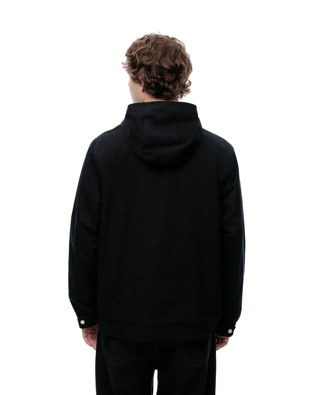 Chaqueta parka regular algodón negra hombre sold by Gef product image thumbnail 2