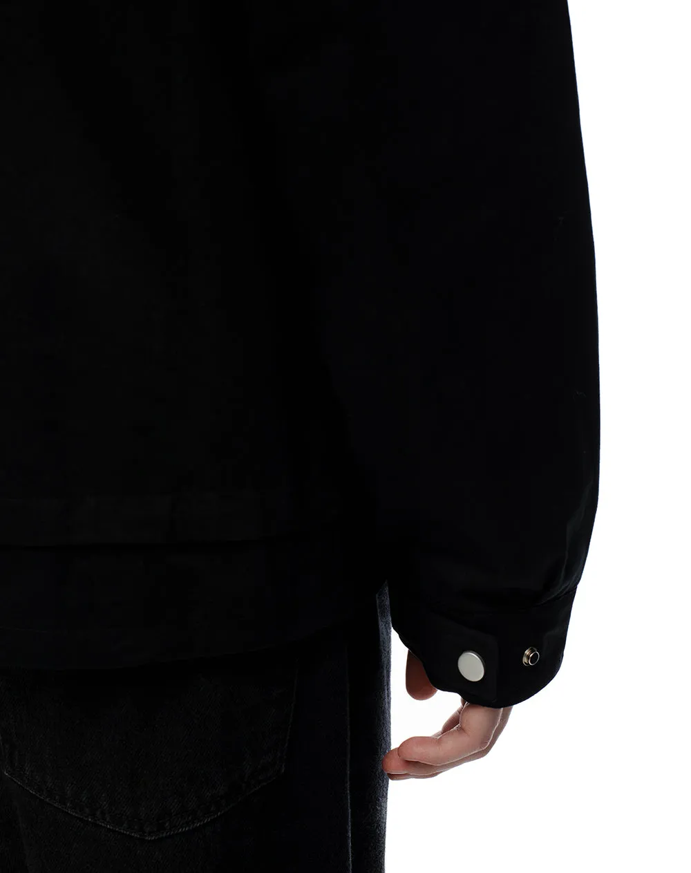 Chaqueta parka regular algodón negra hombre sold by Gef product image thumbnail 5