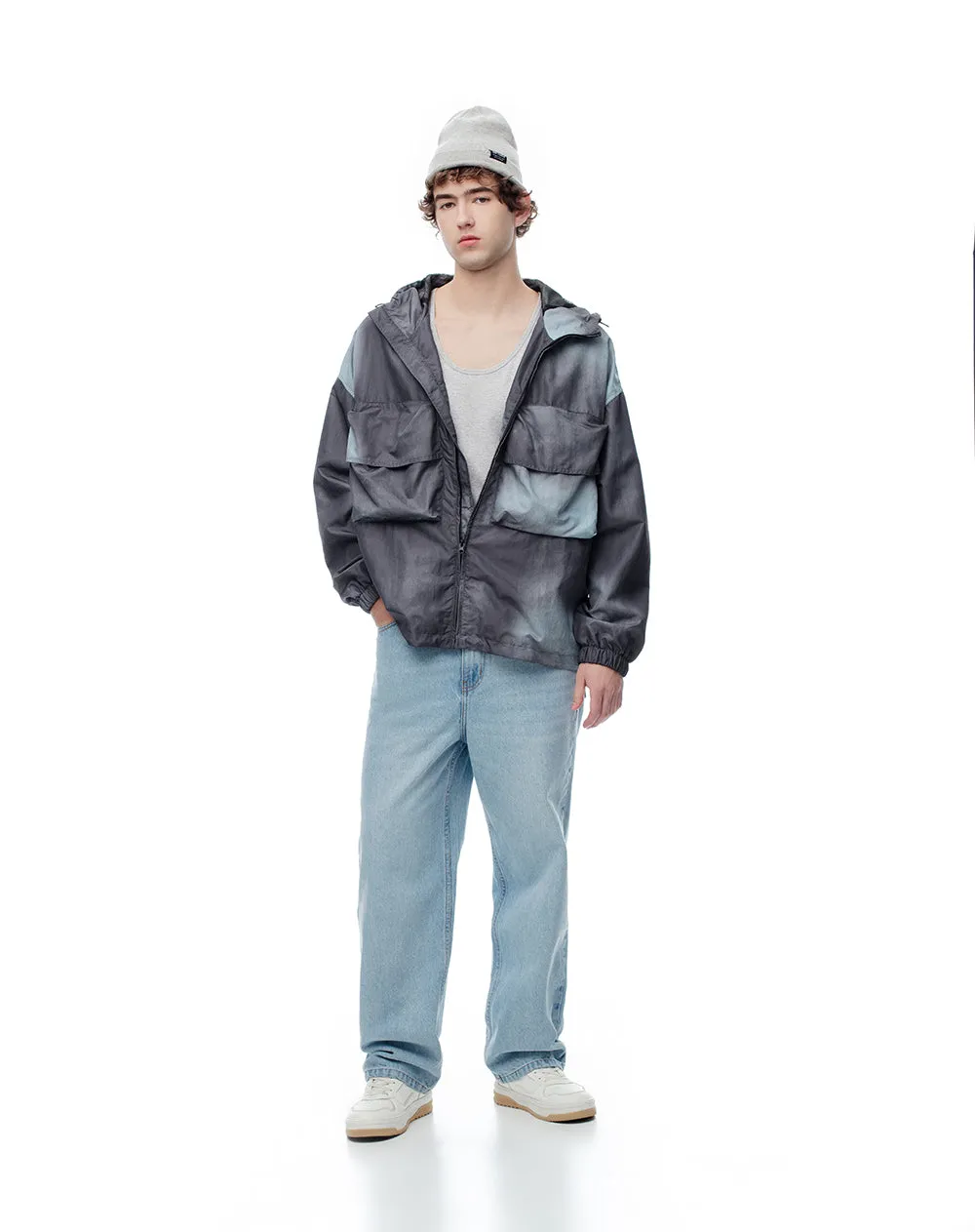 Chaqueta liviana utilitaria estampada hombre sold by Gef product image thumbnail 3