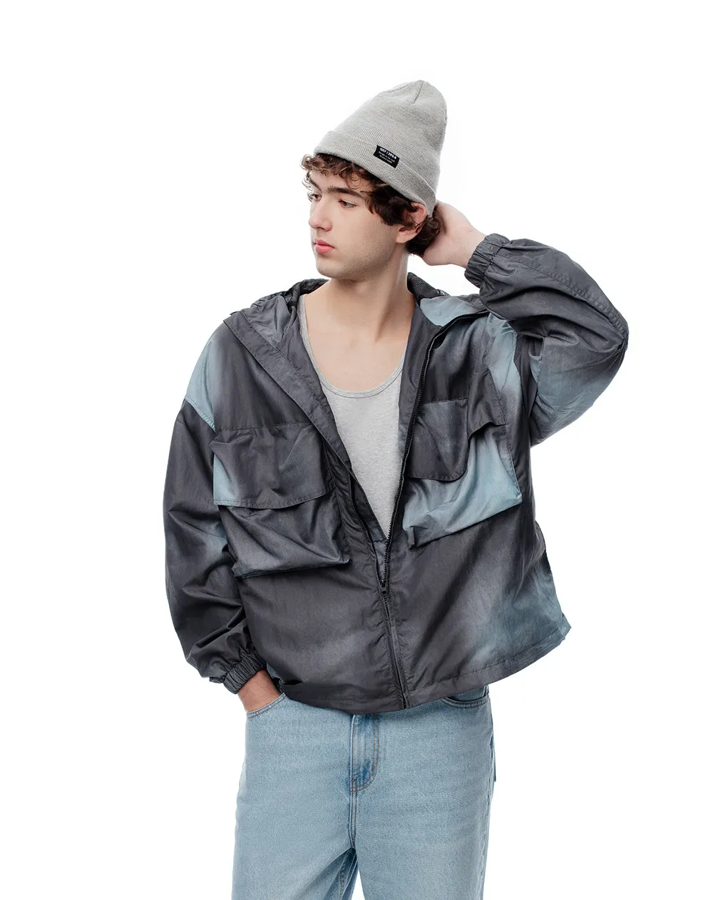 Chaqueta liviana utilitaria estampada hombre sold by Gef product image thumbnail 4