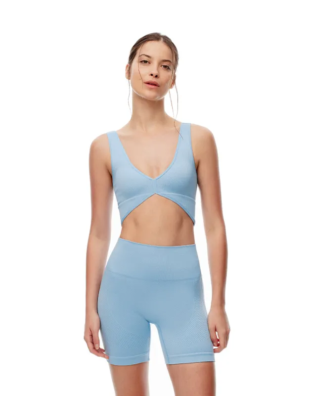 Biker deportivo seamless azul mujer sold by Gef