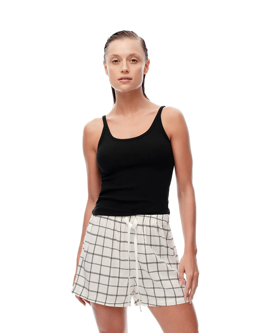 Short de pijama cuadros mujer sold by Gef