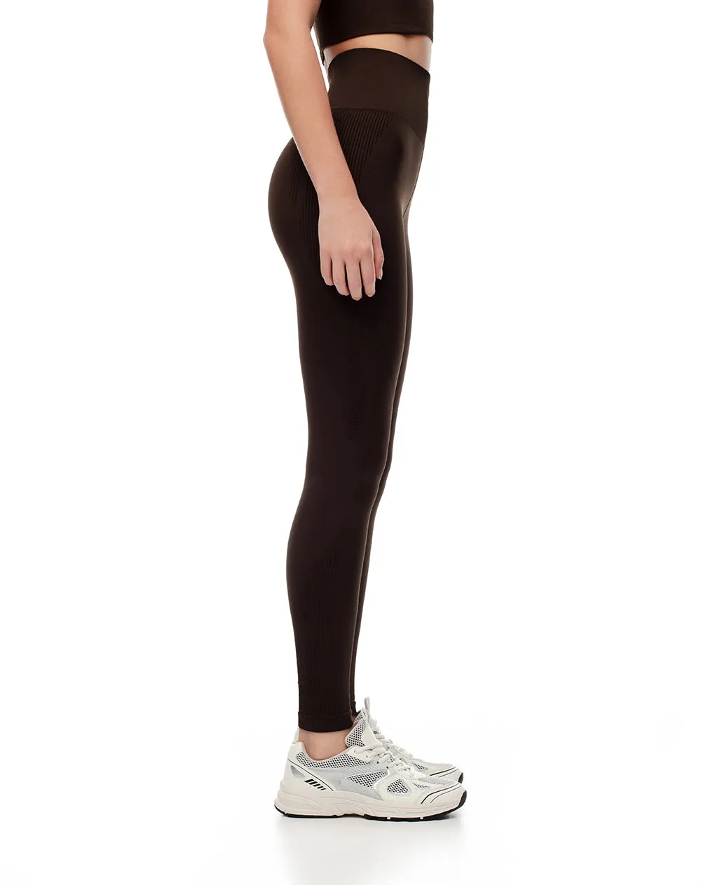 Legging deportivo seamless chocolate mujer sold by Gef product image thumbnail 4