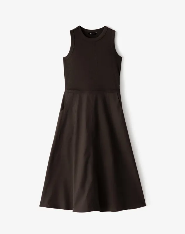Vestido medio chocolate sold by Gef