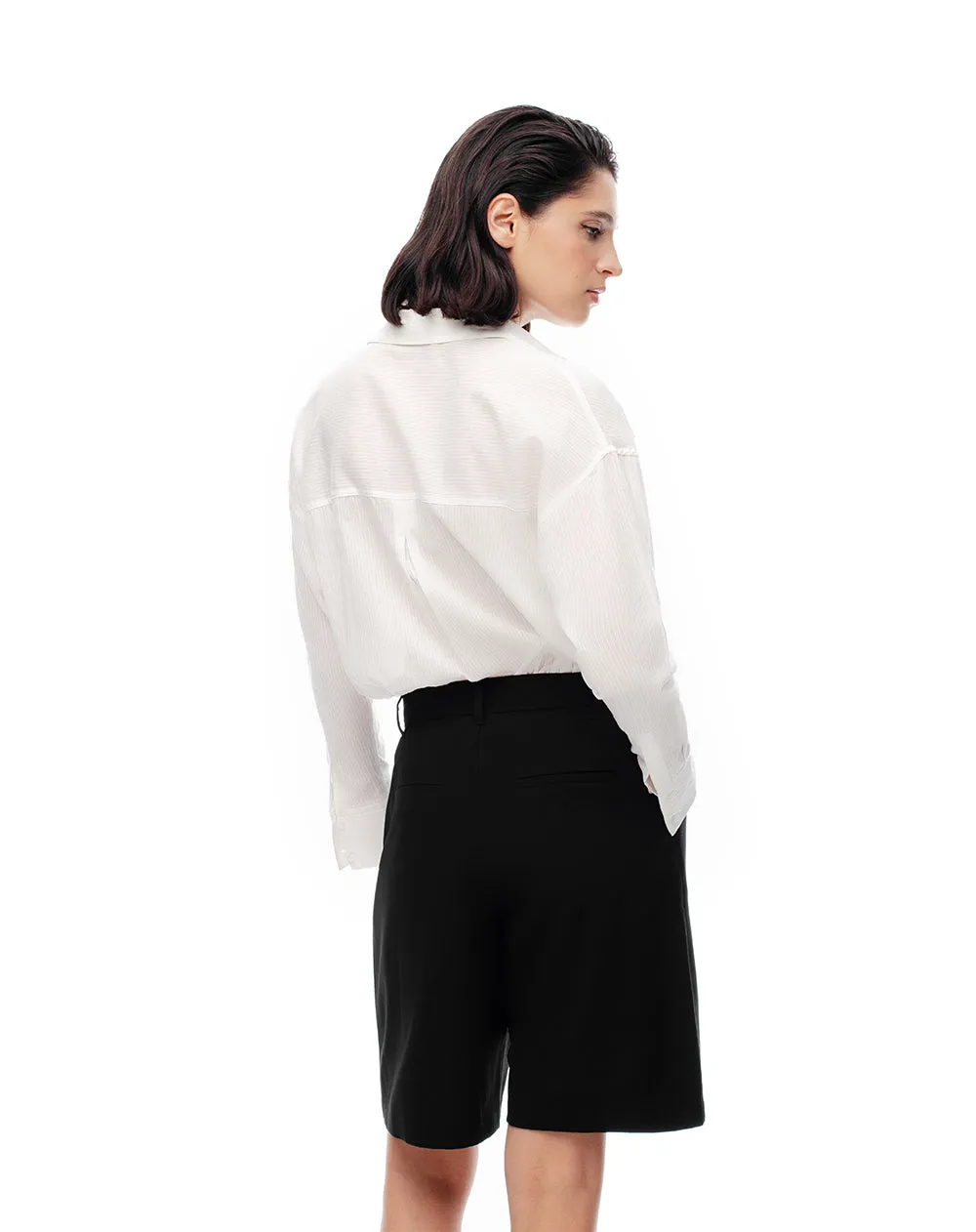 Bermuda regular tiro alto negra mujer sold by Gef product image thumbnail 2