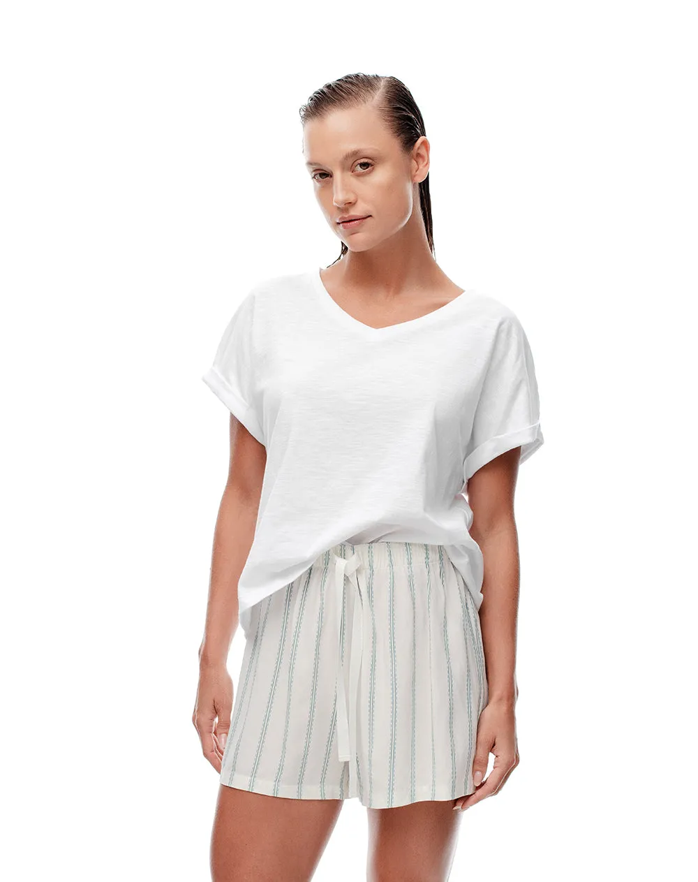 Short de pijama rayas mujer sold by Gef