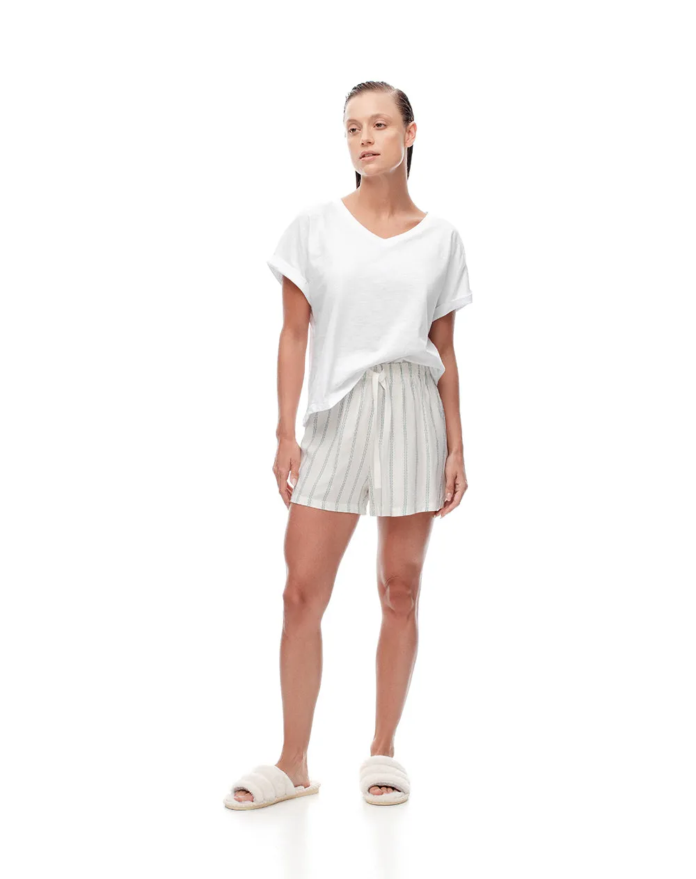 Short de pijama rayas mujer sold by Gef product image thumbnail 3