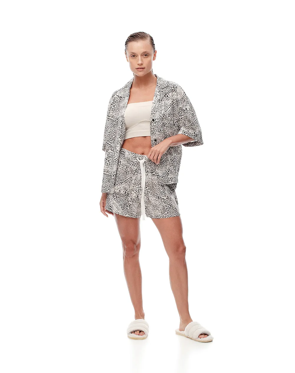 Short de pijama estampado mujer sold by Gef product image thumbnail 3