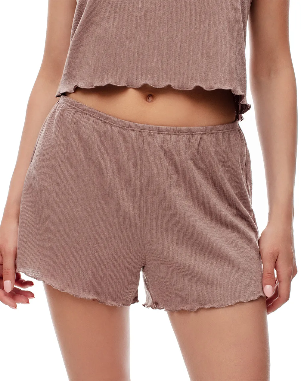 Short de pijama mujer café sold by Gef product image thumbnail 3