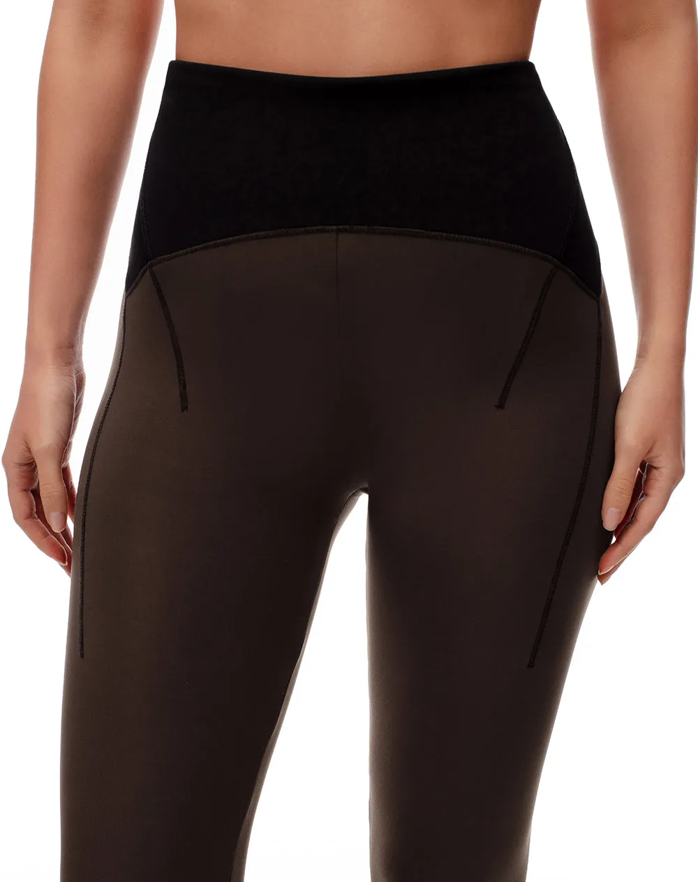 Legging deportivo control abdomen chocolate mujer sold by Gef product image thumbnail 4
