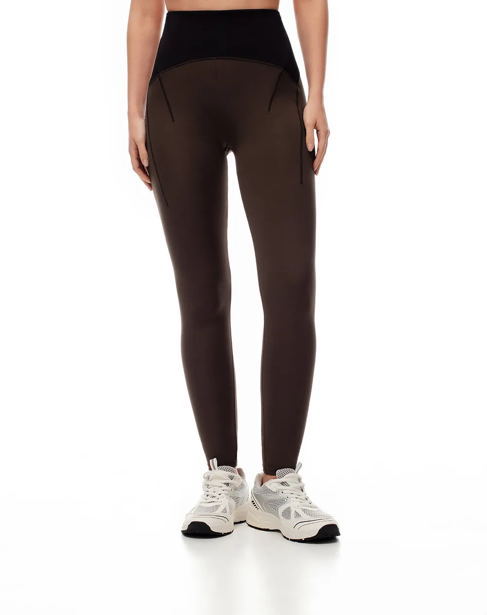 Legging deportivo control abdomen chocolate mujer sold by Gef product image thumbnail 3