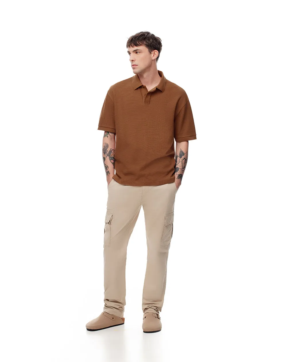 Polo regular algodón caramelo hombre sold by Gef product image thumbnail 3