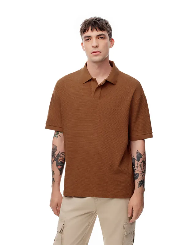 Polo regular algodón caramelo hombre sold by Gef