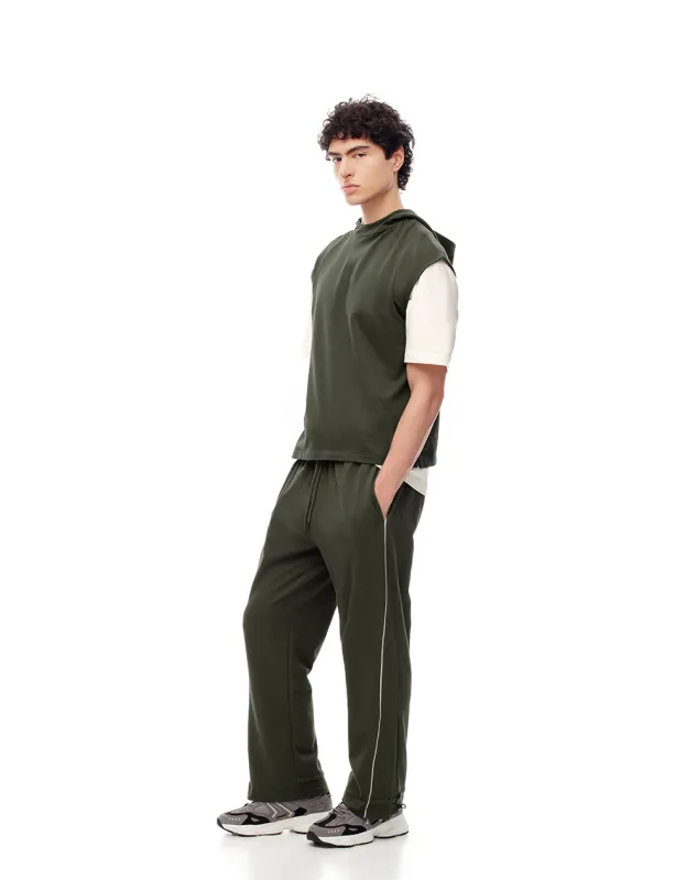 Jogger regular fit tiro medio verde sold by Gef