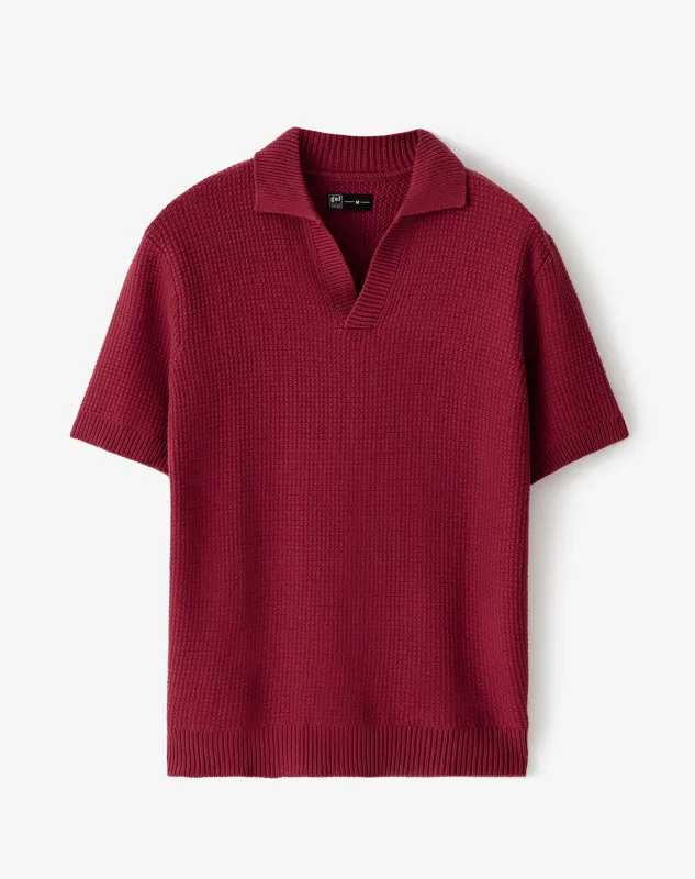 Polo regular fit roja sold by Gef