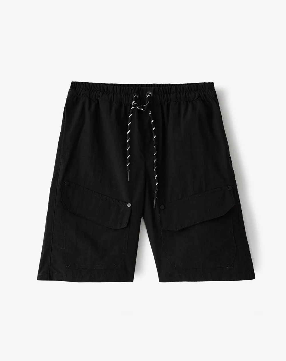 Bermuda regular drill algodón negra niño sold by Gef