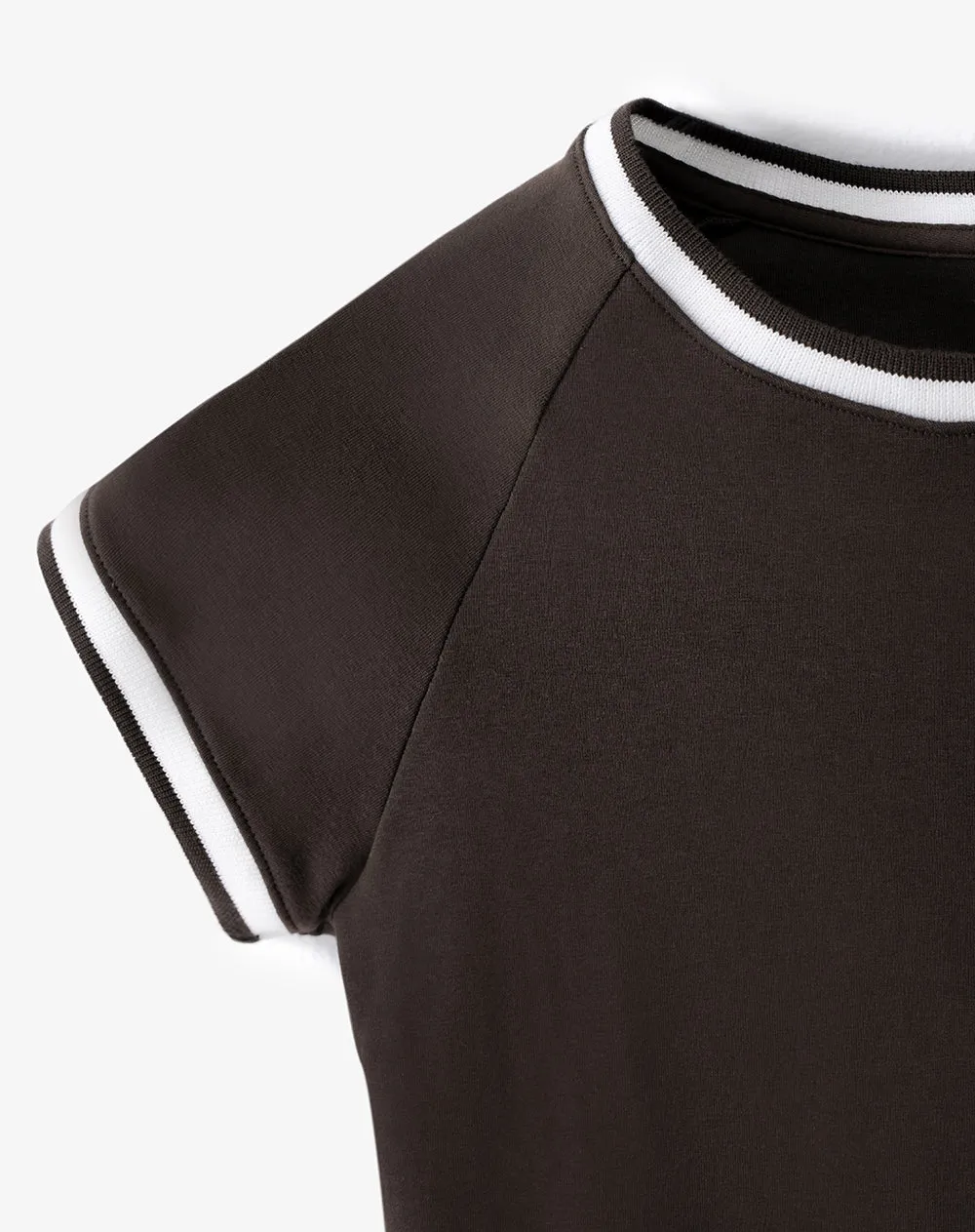 Camiseta slim algodón chocolate mujer sold by Gef product image thumbnail 2