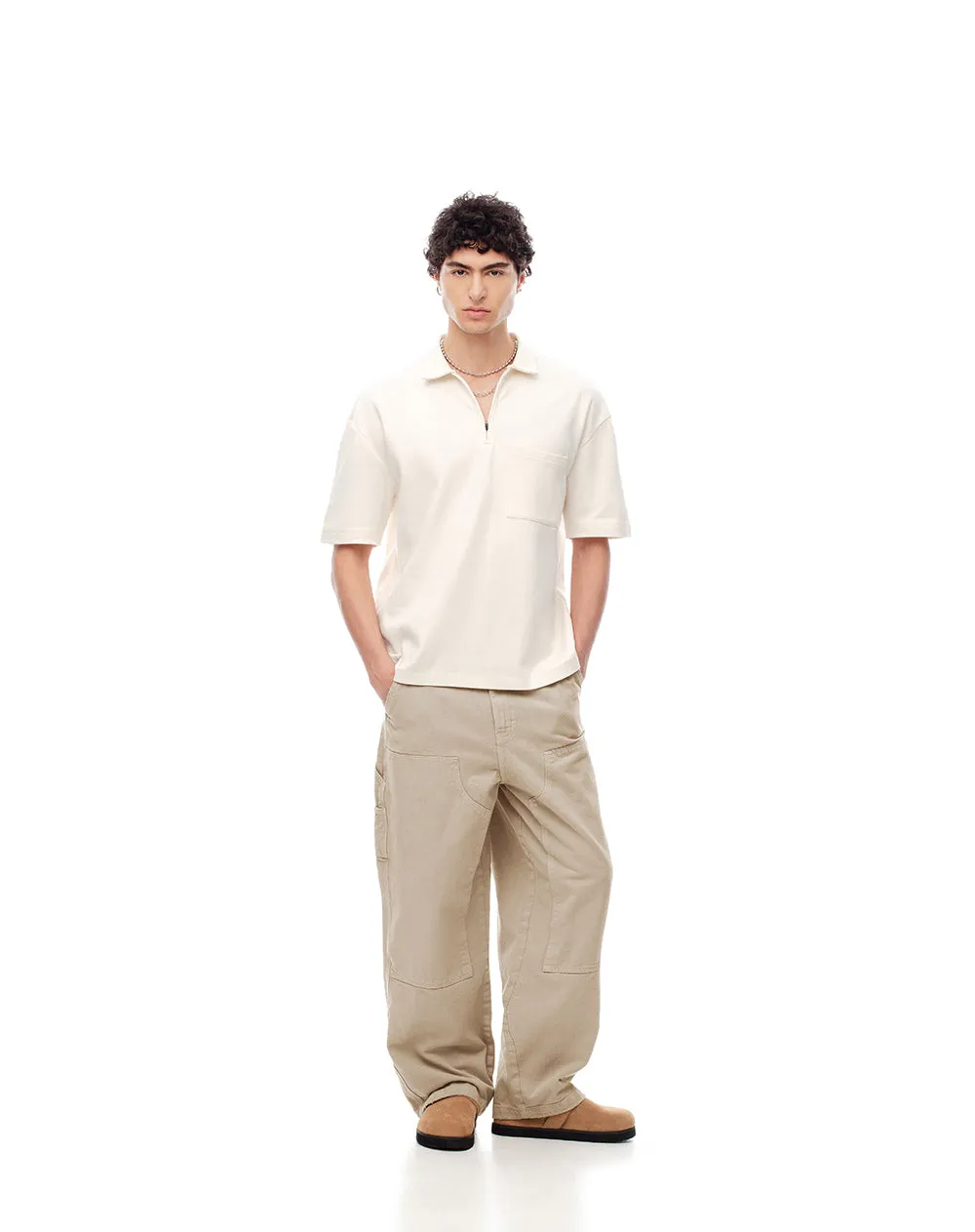 Jean carpintero caqui hombre sold by Gef