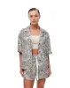 Camisa regular fit manga corta cruda estampada sold by Gef