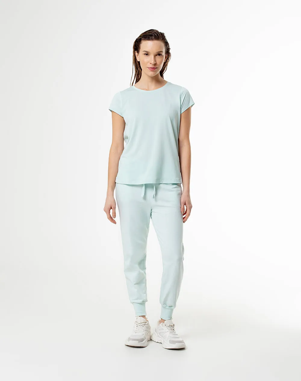 Camiseta deportiva mujer secado rápido azul sold by Gef product image thumbnail 4