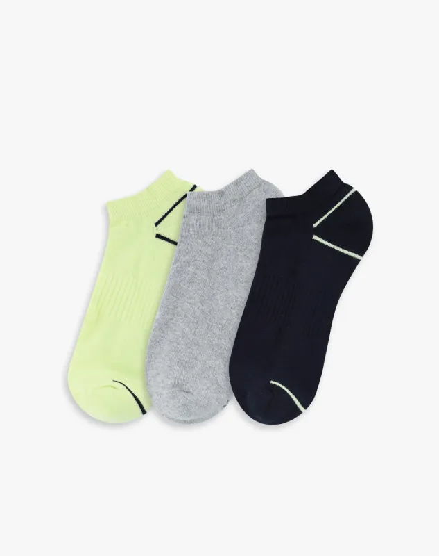 Medias hombre tobillera corta pack x3 surtido sold by Gef