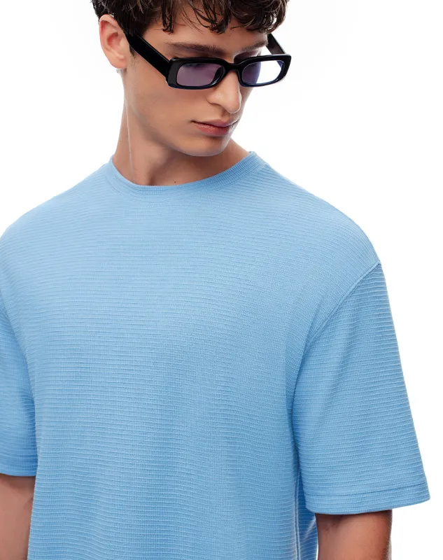 Camiseta regular azul hombre sold by Gef