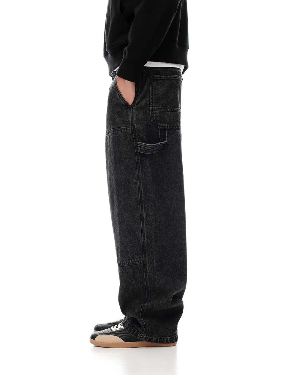 Jean carpintero negro hombre sold by Gef product image thumbnail 4