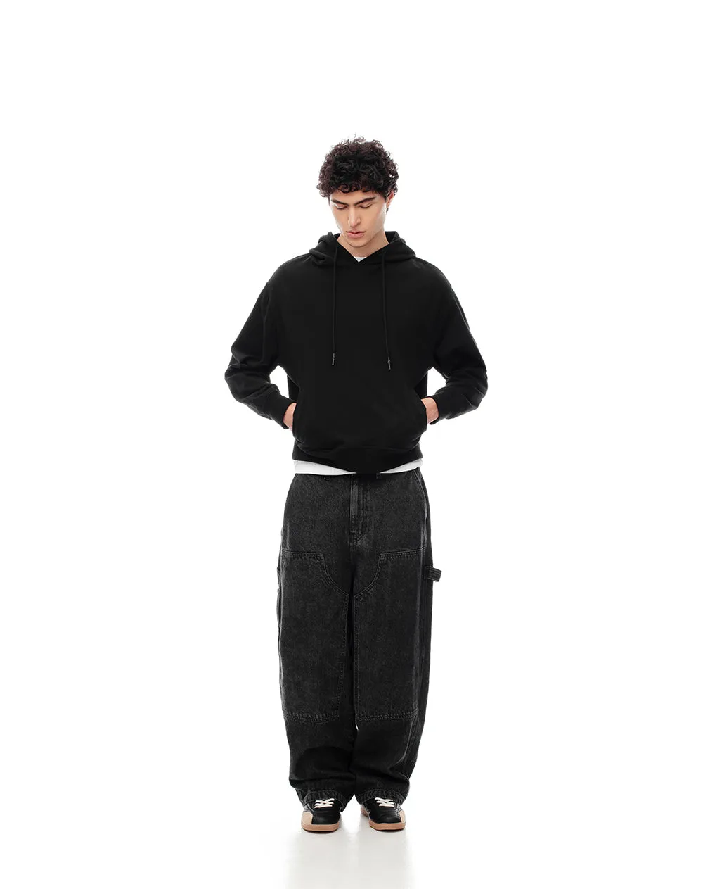 Jean carpintero negro hombre sold by Gef