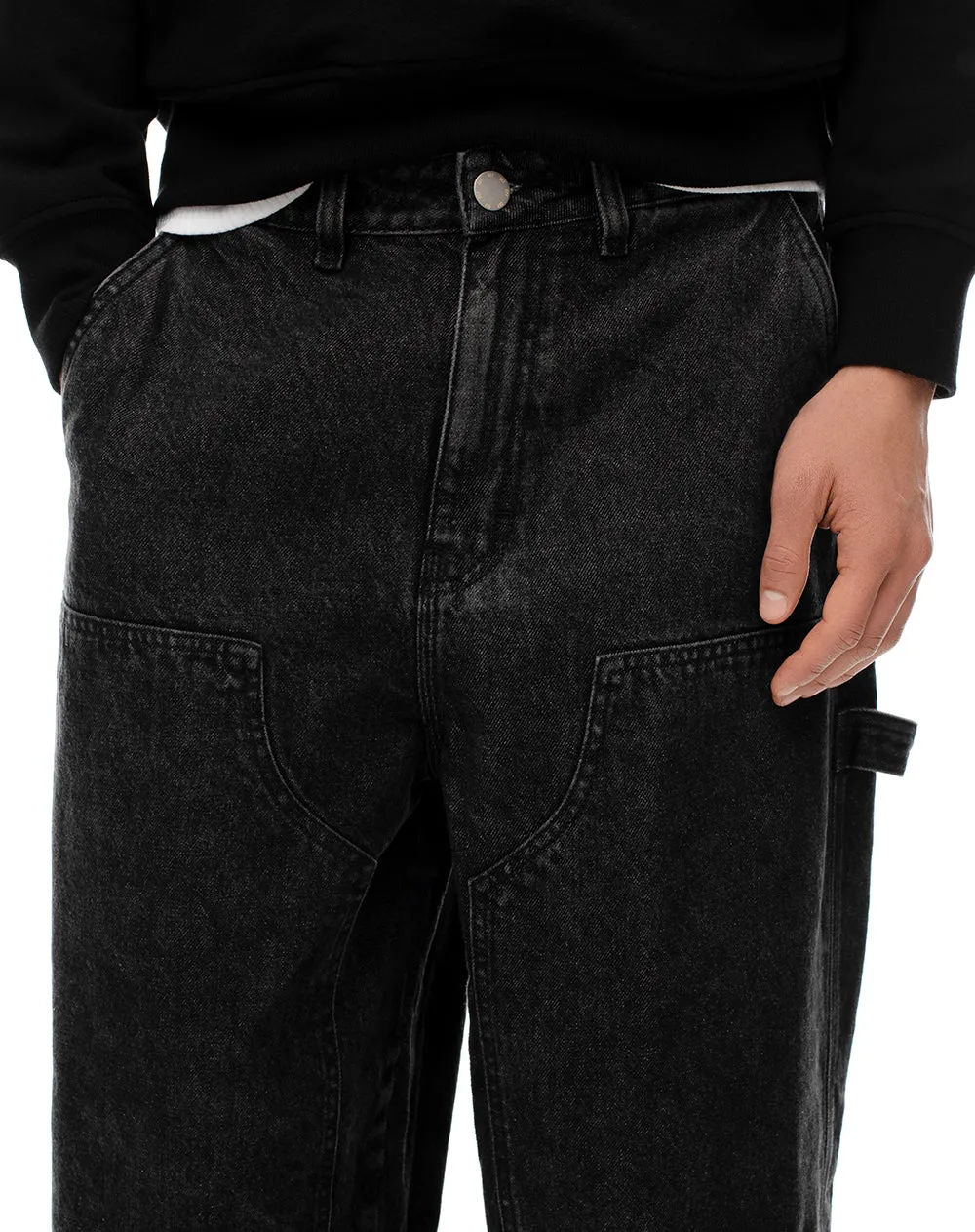 Jean carpintero negro hombre sold by Gef product image thumbnail 5