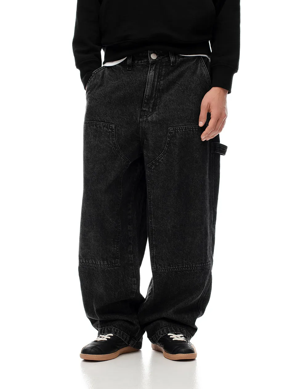 Jean carpintero negro hombre sold by Gef product image thumbnail 3