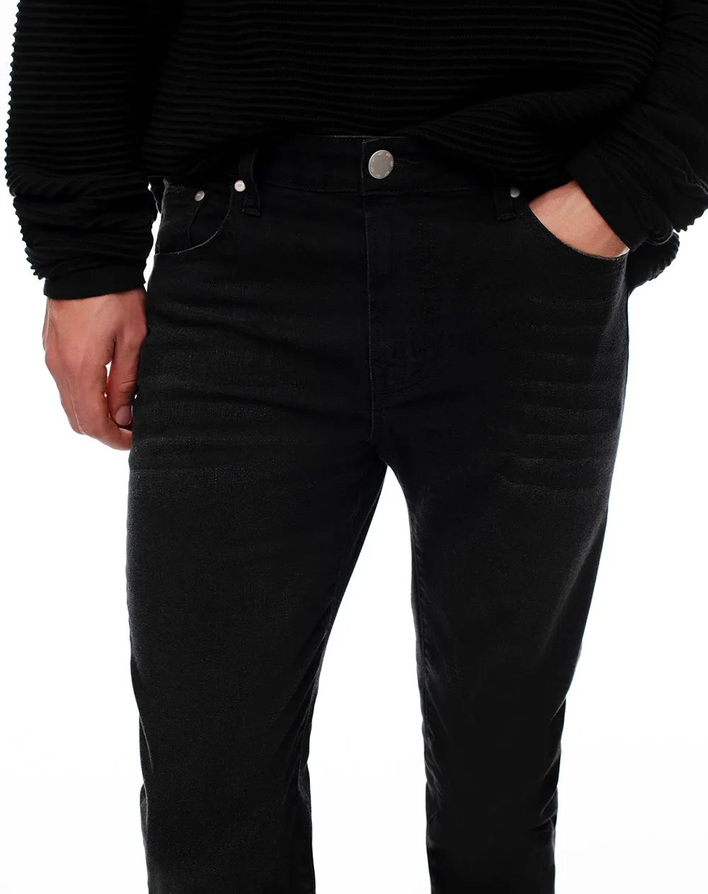 Jean skinny negro hombre sold by Gef product image thumbnail 5