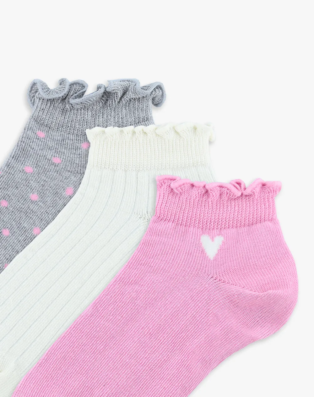 Medias niña tobillera pack x3 surtido sold by Gef product image thumbnail 2